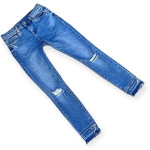 Anthropologie Blank NYC Reade Crop Double Layer Ankle Jeans 25